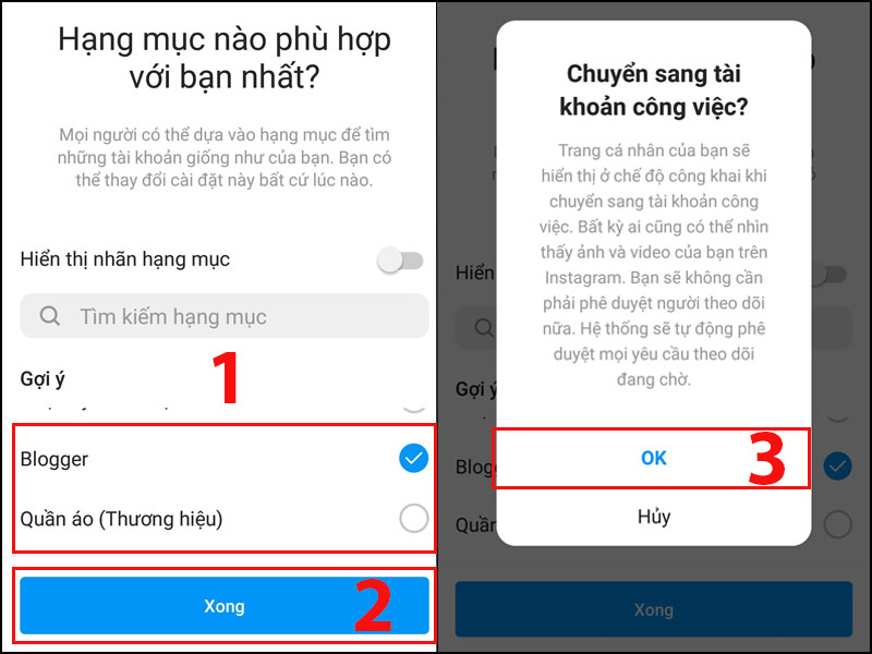 Cách chuyển tài khoản Instagram cá nhân sang doanh nghiệp